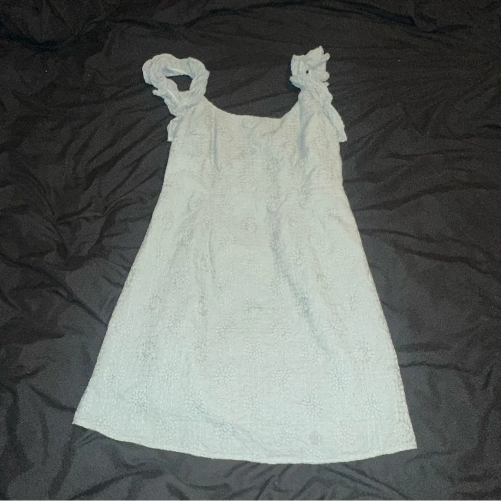 Annie Ruffle Shoulder Strap Super Mini Dress Olive - Picture 2 of 7